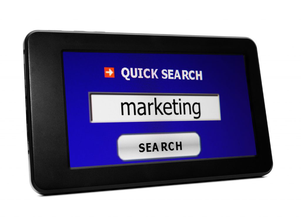 Search for web marketing